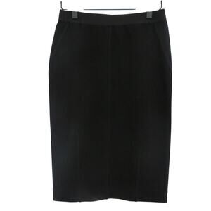 By Malene Birger Womens Small Black Pencil Midi Skirt Office Wear Business